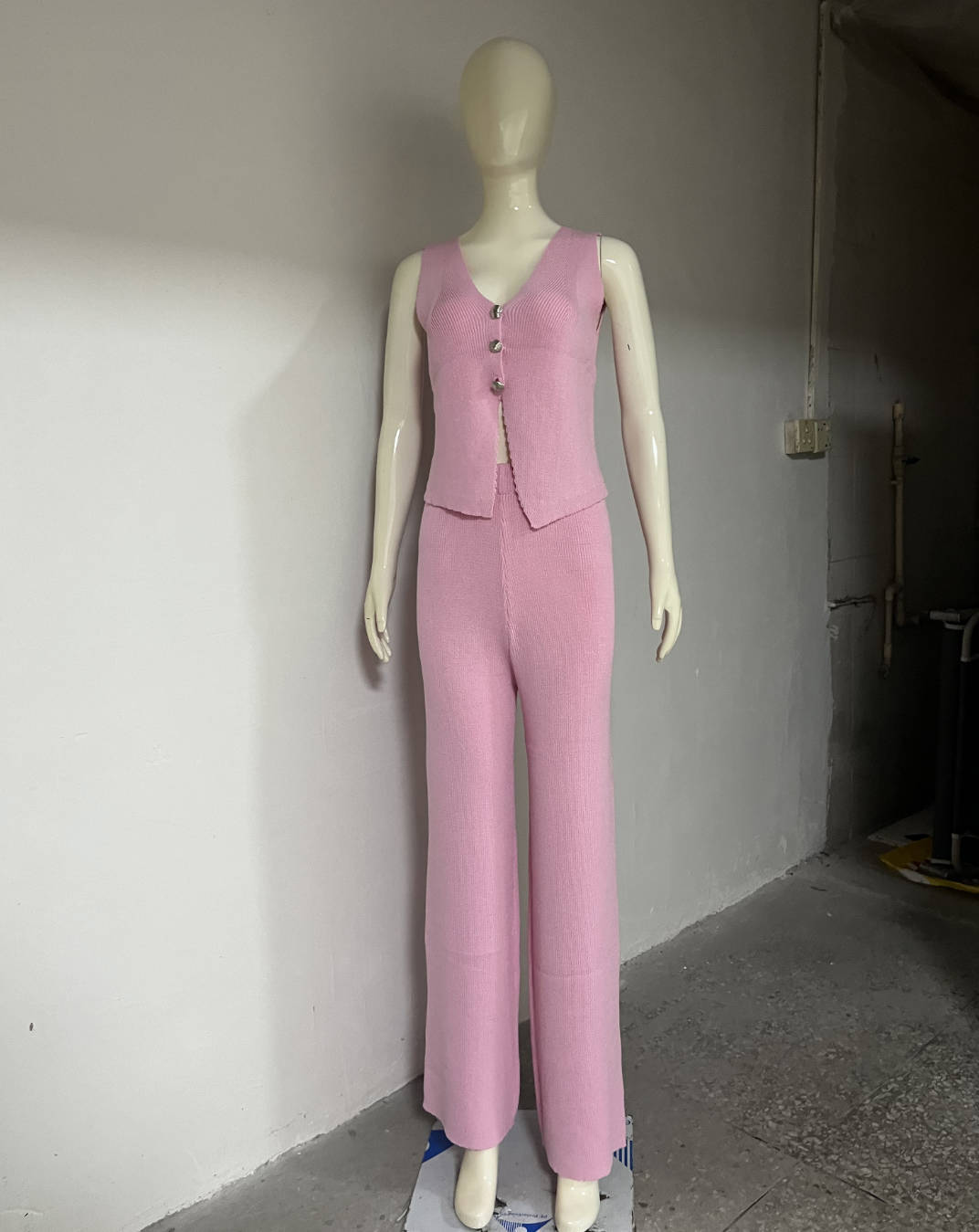Beach Bohemian Straight-Leg Wide-Leg Pants Set
